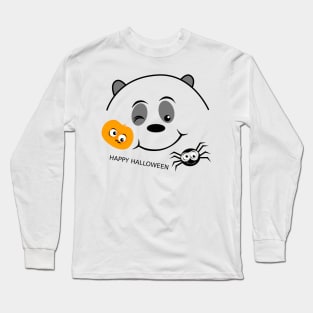 Panda's Halloooooweeen! Long Sleeve T-Shirt